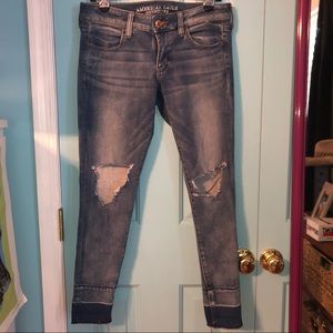 American Eagle Super Low Rise Jeggins